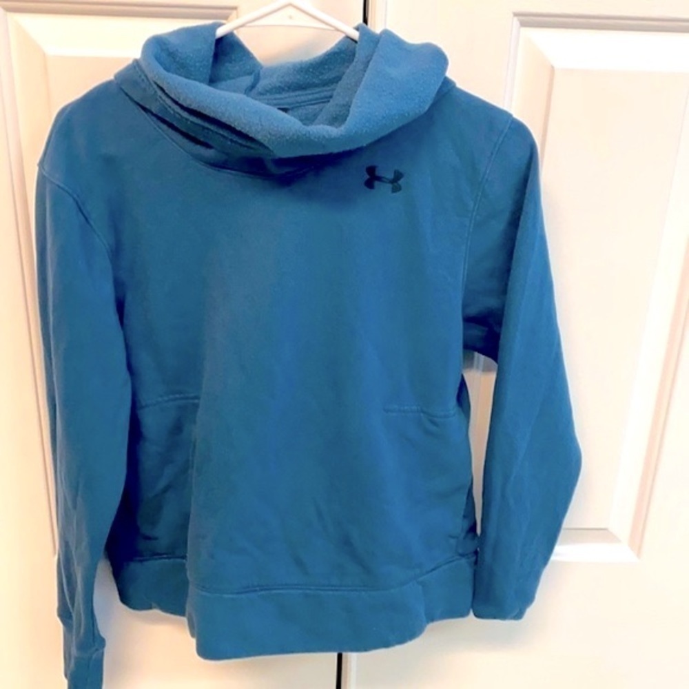 Women’s Under Armour Cowl Neck Hooded Loose Fit Sweatshirt Size Medium